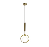 Lámpara de Techo Gask Dorado 25x52cm 1xE27 Eurolight