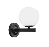 Lámpara de Pared Orb Negro 12x17x22cm Eurolight