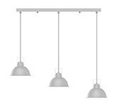 Lámpara de Techo Profumi Blanca 69x120cm 3xE27 Eurolight