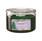 Vela Aromática 10oz 3 Mechas Wrapped In Fir