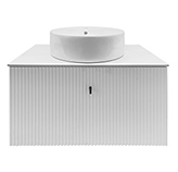 Mueble de Baño con Lavamanos Blanco