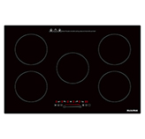 Cocina de Inducción 5 Zonas de Cocción 52x77cm Mastermaid