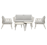 Mueble de Patio 5 Piezas Congo Beige