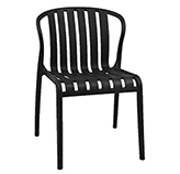 Silla Komodo Negra 54x60x79cm