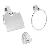 Accesorios de Baño Onix Cromo 3 Piezas
