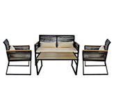 Mueble de Patio Alona 4 Piezas 