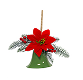 Campana Colgante Verde Jingle Bell Rock 10cm