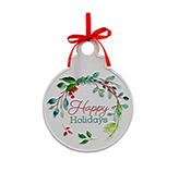 Colgante Happy Holidays Dear Santa 20X21X26cm