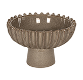 Florero Alto Jelly Cerámica 14cm Café