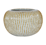 Florero Komy Cerámica 10cm Azul Café