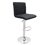 Silla Box Negra de Tela para Bar