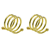 Porta Servilleta Oro Set de 2 Unidades