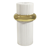 Florero Studio Line White Gold 43cm