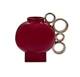 Florero Muse Red Gold 22.5cm