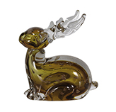 Adorno Venado de Vidrio 13x8x15cm