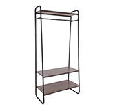 Estante de Ropa con Repisas 80X40X170cm