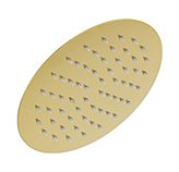 Cabeza de Ducha Thin Redonda Oro 20cm