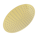 Cabeza de Ducha Thin Redonda Oro 40cm