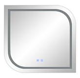 Espejo Led Antifog 60x60cm Touch Stella