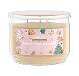 Vela Aromática 10oz 3 Mechas Christmas Bakery
