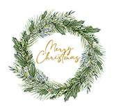 Servilletas Joyfull Wreath 33X33cm