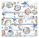 Servilletas Beach Shells 33X33cm