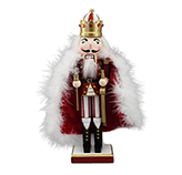 Cascanuez King con Capa Roja Blanca 25cm