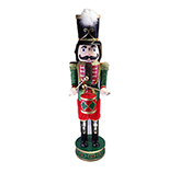 Cascanuez con Tambor Rojo Verde 80cm