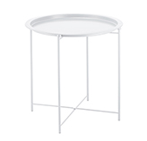 Mesa Lateral Bandeja Blanca 47X50.5cm
