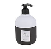Dispensador de Jabón Cristal Blanco 425ml