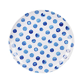 Plato Tendido Mix Match Melamina Azul 27cm