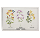 Individual Yute Flores Valeriana 45x30cm