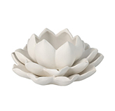 Portavelas Flor de Loto 12x6.5cm