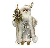Santa con Decoración de Oro 28X14X46cm