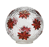 Bola de Vidrio con Luz 20x19.5cm