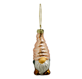 Elfo de Vidrio Colgante Peach 4.5X11X4.5cm