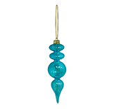 Gota de Vidrio Colgante Celeste 5X18X5cm