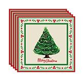Servilletas de Papel Árbol 16x16cm 20 Piezas