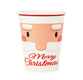Vaso Desechable Santa 10 Piezas