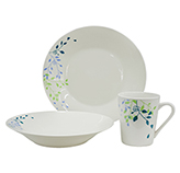 Vajilla Olive Branch 12 Piezas Vitreo