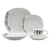 Vajilla Mesh 20 Piezas Vitreo