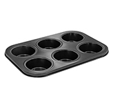 Molde para Hornear x6 Cupcake 26X3X18