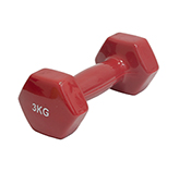 Mancuerna Vinil 3KG Rojo