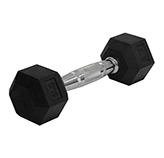 Mancuerna Metálica Hexagonal 5 Libras