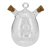 Aceitera Vinagrera Vidrio 15x12cm