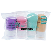 Set de Botellas Silicona para Viaje 5 Piezas