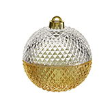 Vela Aromática Ornamento Dorado 11cm