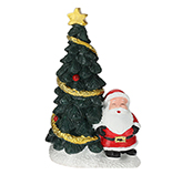Figura de Navidad Árbol Papá Noel 3X6X2cm