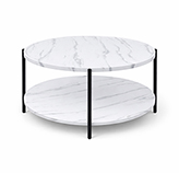 Mesa Centro Acerra White 80cm