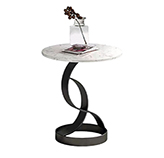 Mesa Lateral Pesaro Black 40cm